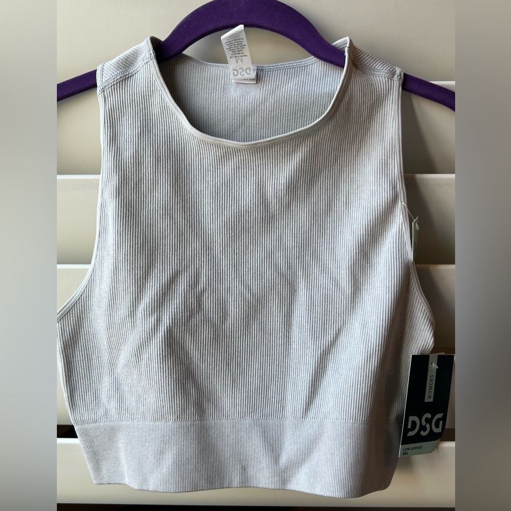DSG - Light Heather Grey - NWT - Medium - Low Support Bra